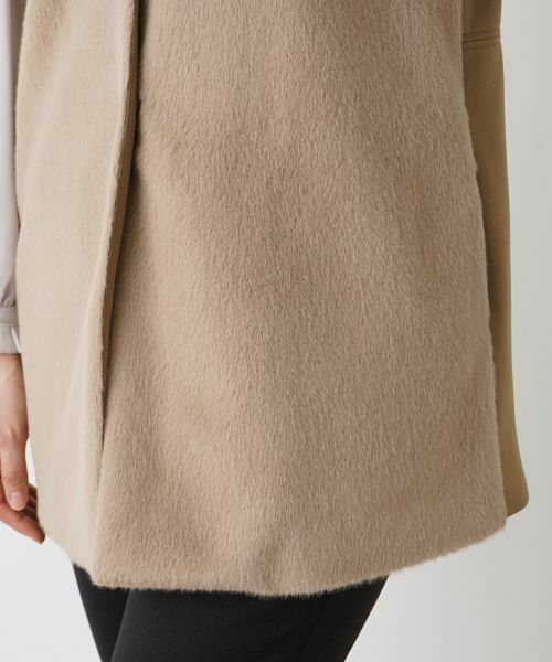 Leilian / レリアン テーラードジャケット | 切替ロングベスト【Leilian WHITE LABEL】 | 詳細16