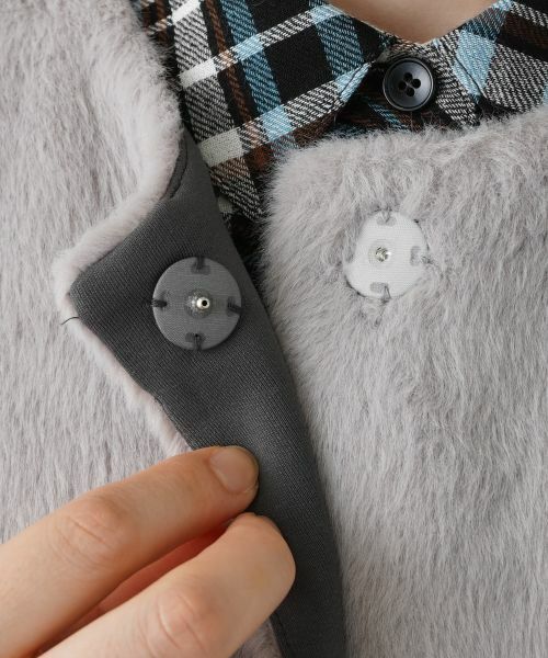 Leilian / レリアン テーラードジャケット | 切替ロングベスト【Leilian WHITE LABEL】 | 詳細4