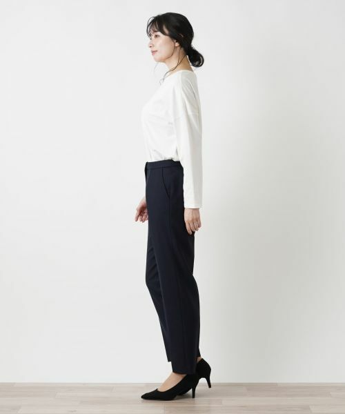 Leilian / レリアン その他パンツ | センタープレスパンツ【Leilian WHITE LABEL】 | 詳細2