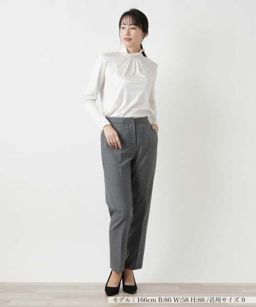 Leilian / レリアン その他パンツ | センタープレスパンツ【Leilian WHITE LABEL】 | 詳細7