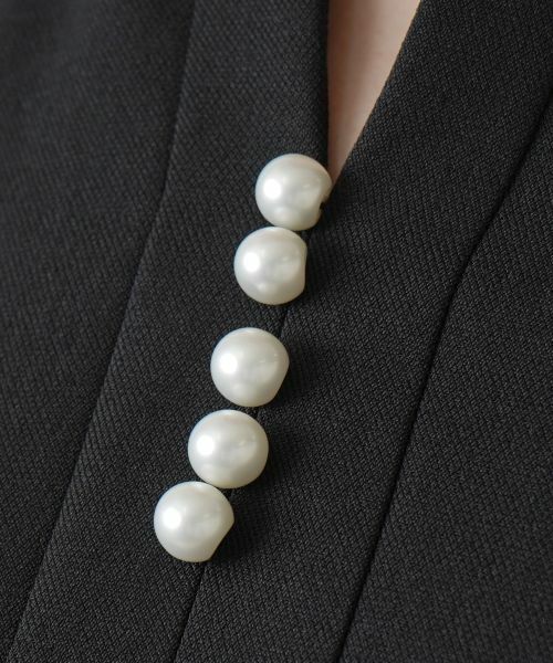 Leilian / レリアン ドレス | キーネックワンピース【Leilian WHITE LABEL】 | 詳細12