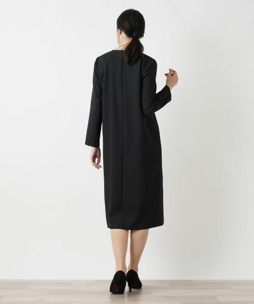 Leilian / レリアン ドレス | キーネックワンピース【Leilian WHITE LABEL】 | 詳細6