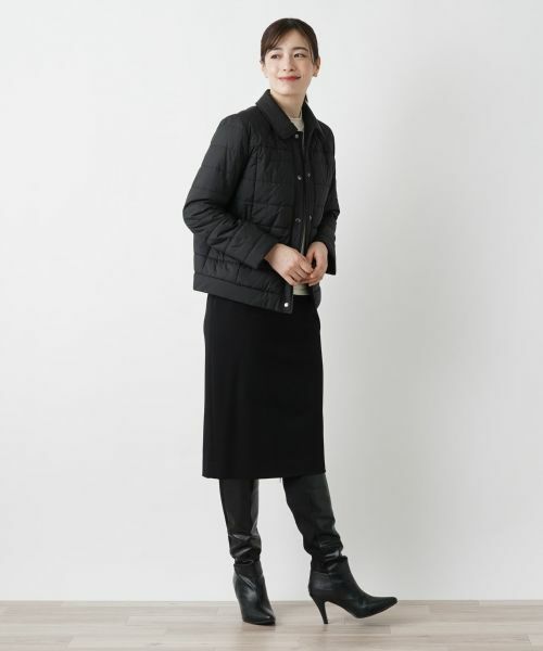 Leilian / レリアン テーラードジャケット | 中わた入りジャケット【Leilian WHITE LABEL】 | 詳細1
