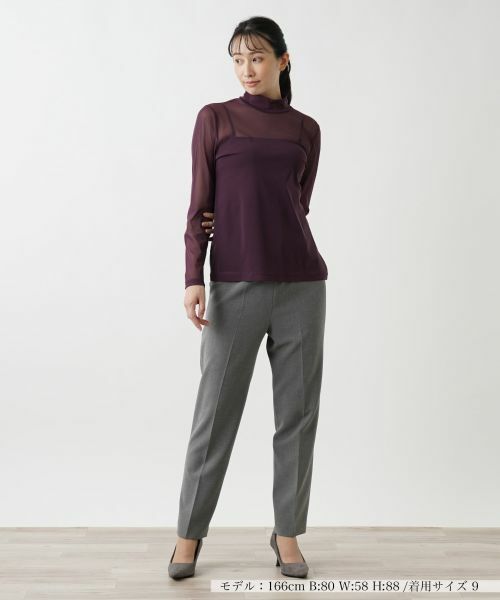 Leilian / レリアン カットソー | シアーカットソー | 詳細13