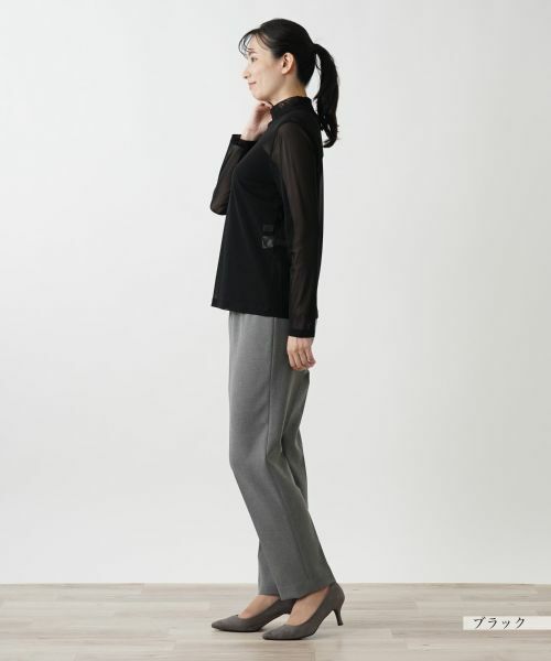 Leilian / レリアン カットソー | シアーカットソー | 詳細8