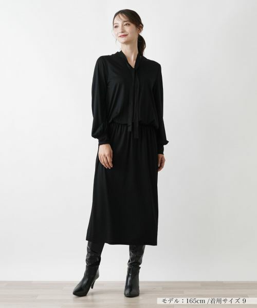 新品❤　Leilian レリアン　ワンピース　ふんわり　9号　婦人服　高級　緑 ワンピース|レリアン | レリアン公式オンラインストア