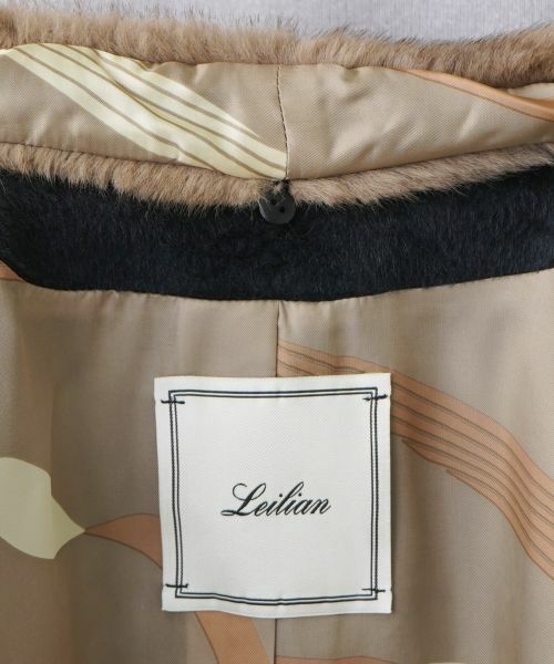 Leilian / レリアン その他アウター | ストール付きアルパカ混ノーカラーコート | 詳細15
