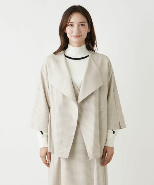 Leilian / レリアン その他アウター | 千鳥格子柄ジャケット | 詳細4