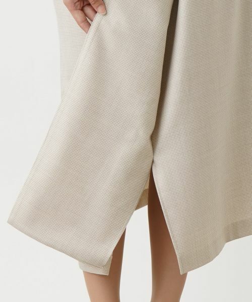 Leilian / レリアン ロング・マキシ丈ワンピース | 千鳥格子柄カシュクールジャンパースカート | 詳細19