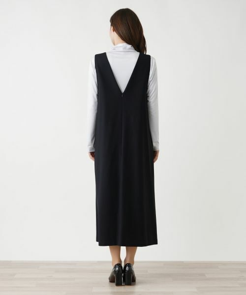 Leilian / レリアン ロング・マキシ丈ワンピース | カシュクールジャンパースカート | 詳細11