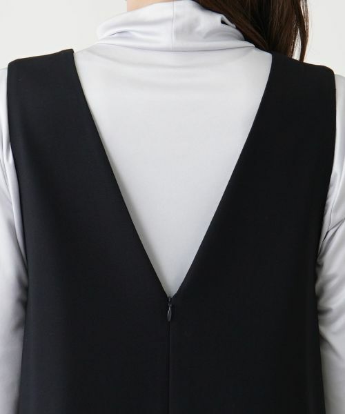 Leilian / レリアン ロング・マキシ丈ワンピース | カシュクールジャンパースカート | 詳細13