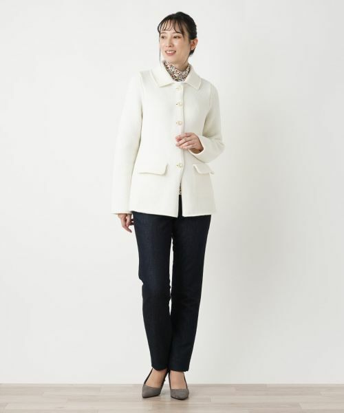 Leilian / レリアン テーラードジャケット | ラメニットジャケット | 詳細1