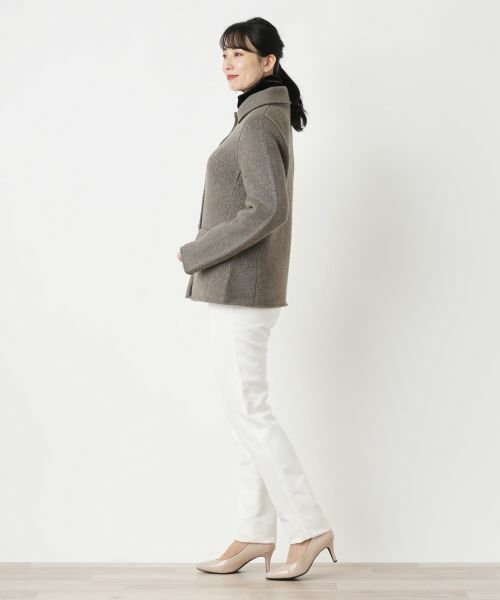 Leilian / レリアン テーラードジャケット | ラメニットジャケット | 詳細10