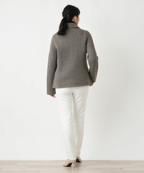 Leilian / レリアン テーラードジャケット | ラメニットジャケット | 詳細13