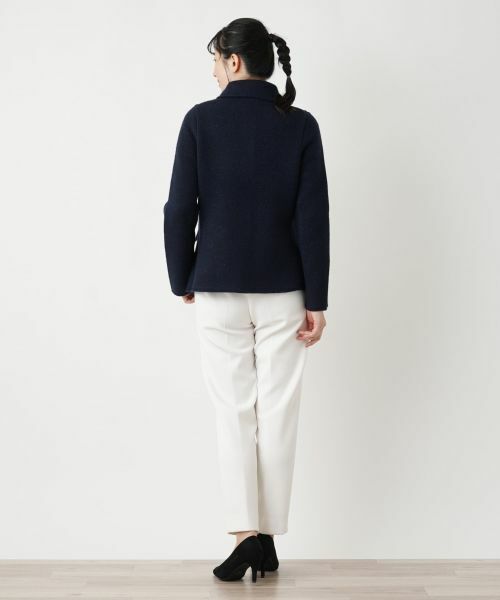 Leilian / レリアン テーラードジャケット | ラメニットジャケット | 詳細15