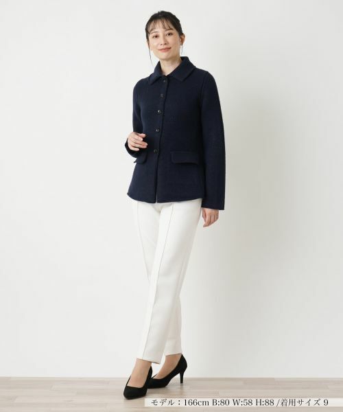 Leilian / レリアン テーラードジャケット | ラメニットジャケット | 詳細16