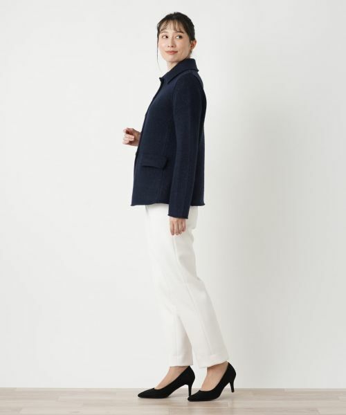 Leilian / レリアン テーラードジャケット | ラメニットジャケット | 詳細17