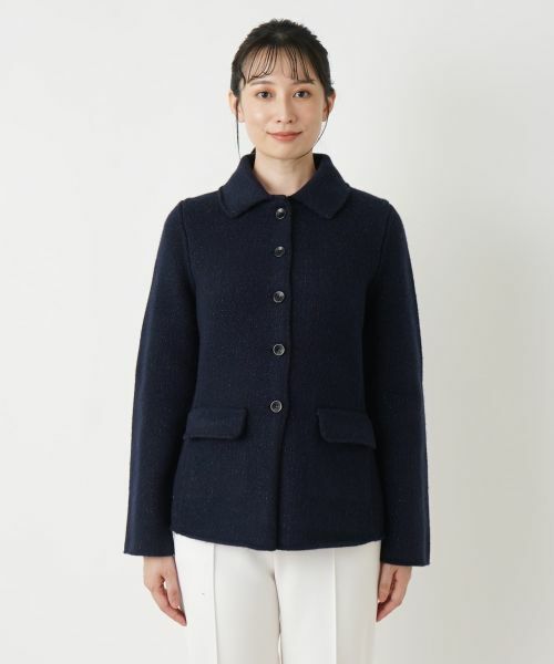 Leilian / レリアン テーラードジャケット | ラメニットジャケット | 詳細19