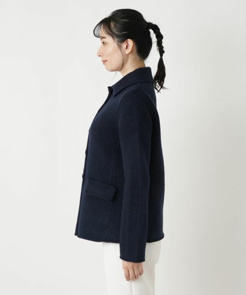 Leilian / レリアン テーラードジャケット | ラメニットジャケット | 詳細20