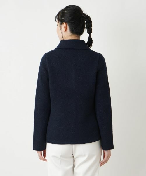 Leilian / レリアン テーラードジャケット | ラメニットジャケット | 詳細21