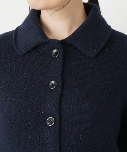 Leilian / レリアン テーラードジャケット | ラメニットジャケット | 詳細22