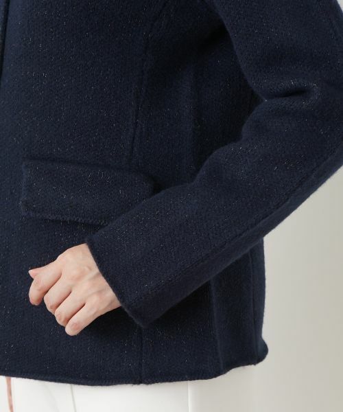 Leilian / レリアン テーラードジャケット | ラメニットジャケット | 詳細24