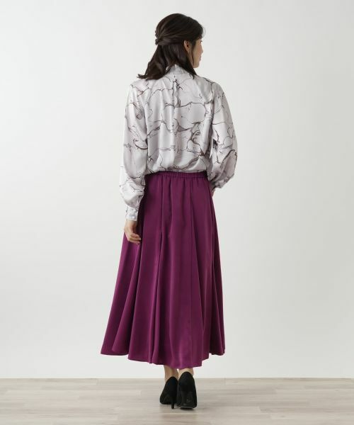 Leilian / レリアン ミニ・ひざ丈スカート | ロングフレアスカート【Leilian WHITE LABEL】 | 詳細11