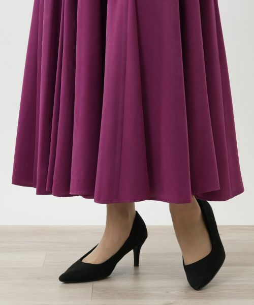 Leilian / レリアン ミニ・ひざ丈スカート | ロングフレアスカート【Leilian WHITE LABEL】 | 詳細18