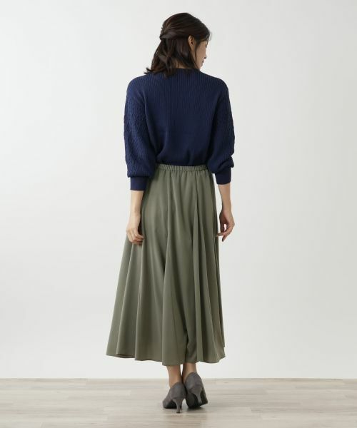 Leilian / レリアン ミニ・ひざ丈スカート | ロングフレアスカート【Leilian WHITE LABEL】 | 詳細3