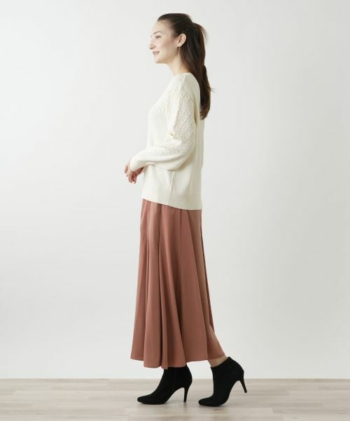 Leilian / レリアン ミニ・ひざ丈スカート | ロングフレアスカート【Leilian WHITE LABEL】 | 詳細6