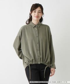 Leilian / レリアン シャツ・ブラウス | ドロップショルダーブラウス【Leilian WHITE LABEL】