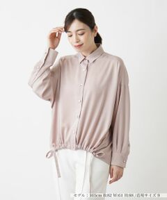 Leilian / レリアン シャツ・ブラウス | ドロップショルダーブラウス【Leilian WHITE LABEL】