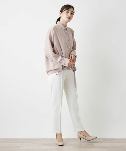 Leilian / レリアン シャツ・ブラウス | ドロップショルダーブラウス【Leilian WHITE LABEL】 | 詳細1