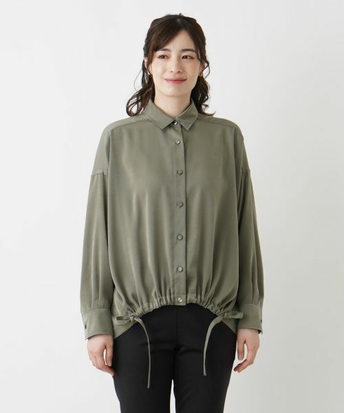 Leilian / レリアン シャツ・ブラウス | ドロップショルダーブラウス【Leilian WHITE LABEL】 | 詳細12