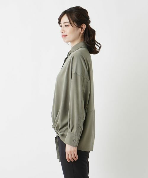 Leilian / レリアン シャツ・ブラウス | ドロップショルダーブラウス【Leilian WHITE LABEL】 | 詳細13