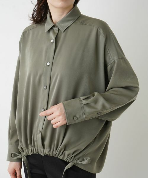 Leilian / レリアン シャツ・ブラウス | ドロップショルダーブラウス【Leilian WHITE LABEL】 | 詳細17