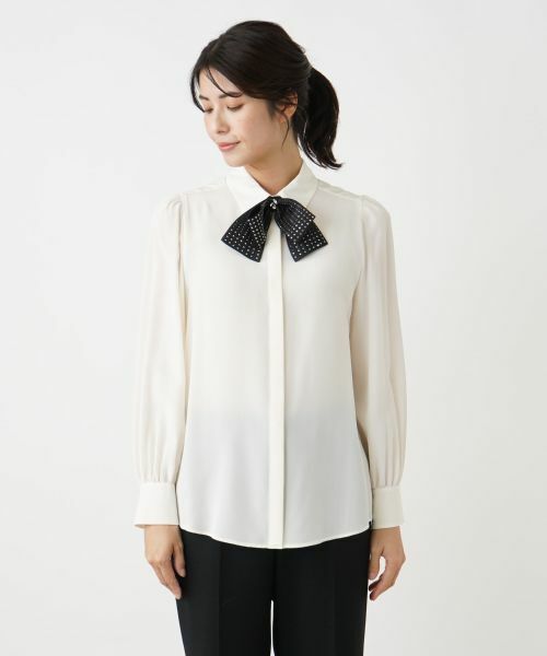 Leilian / レリアン シャツ・ブラウス | ボウタイブラウス | 詳細4