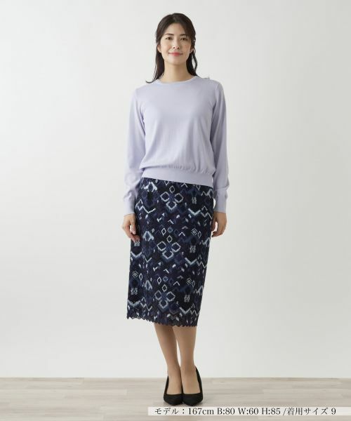 Leilian / レリアン ニット・セーター | クルーネックニット【LORO PIANA】 | 詳細5