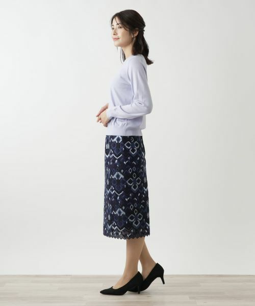 Leilian / レリアン ニット・セーター | クルーネックニット【LORO PIANA】 | 詳細6