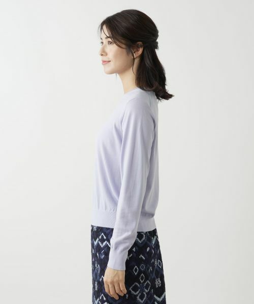 Leilian / レリアン ニット・セーター | クルーネックニット【LORO PIANA】 | 詳細9