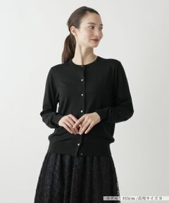 Leilian / レリアン カーディガン・ボレロ | クルーネックカーディガン【LORO PIANA】