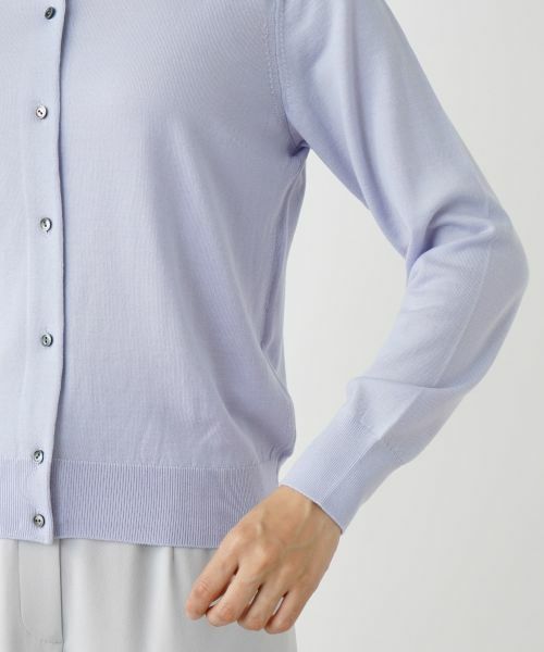 Leilian / レリアン カーディガン・ボレロ | クルーネックカーディガン【LORO PIANA】 | 詳細14