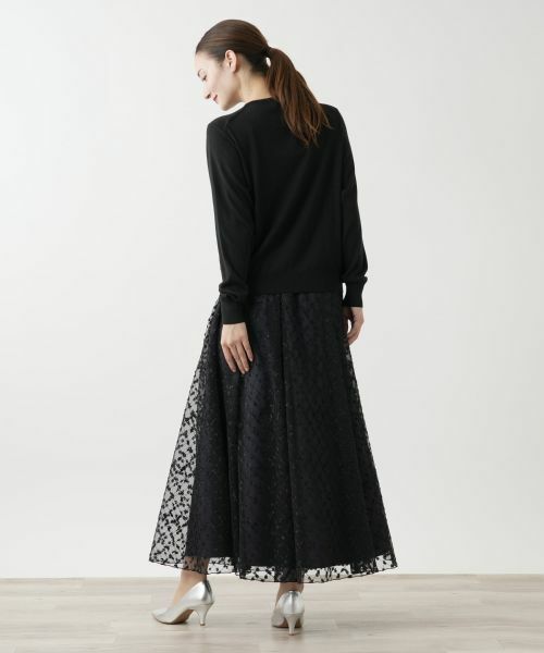 Leilian / レリアン カーディガン・ボレロ | クルーネックカーディガン【LORO PIANA】 | 詳細3