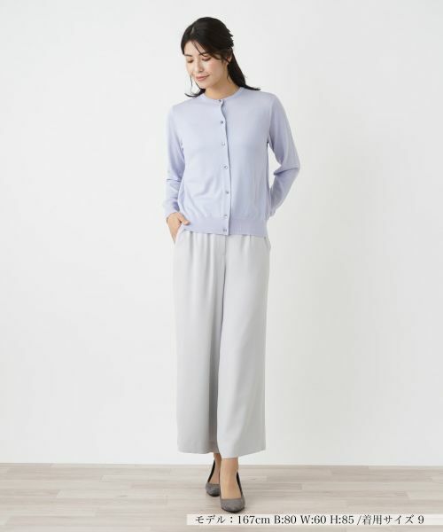 Leilian / レリアン カーディガン・ボレロ | クルーネックカーディガン【LORO PIANA】 | 詳細5