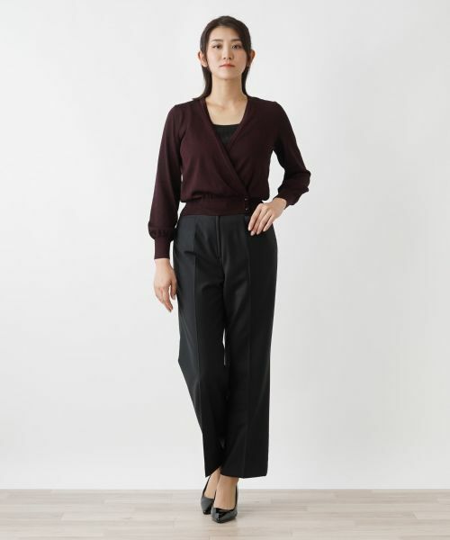 Leilian / レリアン その他パンツ | センタープレスパンツ | 詳細1