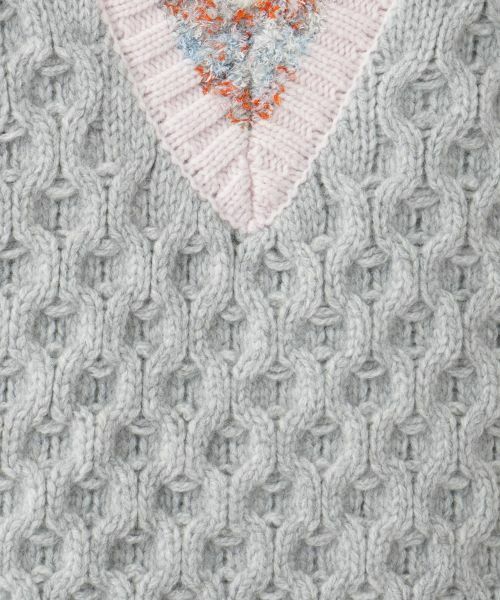 Leilian / レリアン テーラードジャケット | Vネックニットベスト | 詳細15