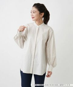 Leilian / レリアン シャツ・ブラウス | バンドカラーブラウス