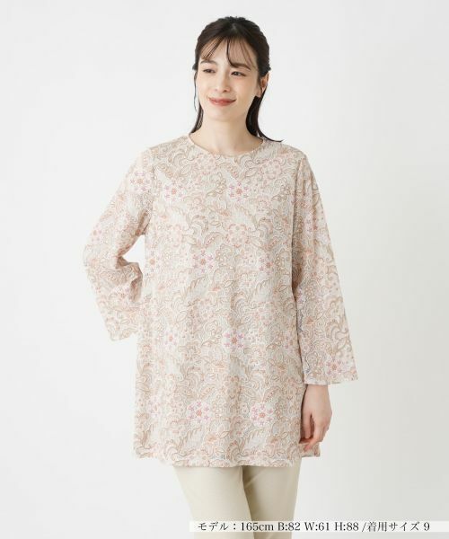 nina様 Leilian レリアン ストライプ フリル 長袖 チュニックシャツ 楽天市場】レリアン チュニックの通販