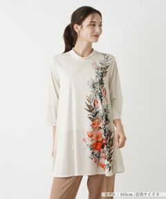 G9584*極美品☆leilian レリアン☆半袖☆カットソー☆ベージュ☆11