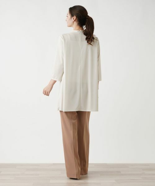 Leilian / レリアン カットソー | プリントモックネックチュニック | 詳細13